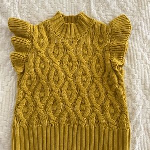 NWOT Cable Knit Sweater Vest_Small